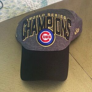 Chicago cubs world series special edition cap.